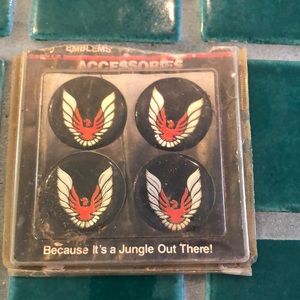 Gorilla brand Pontiac Firebird wheel emblems